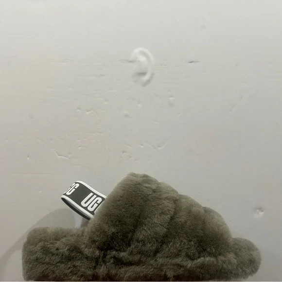 Ugg Fluff Yeah Slide, 1095119, Burnt Olive - Picture 10 of 11